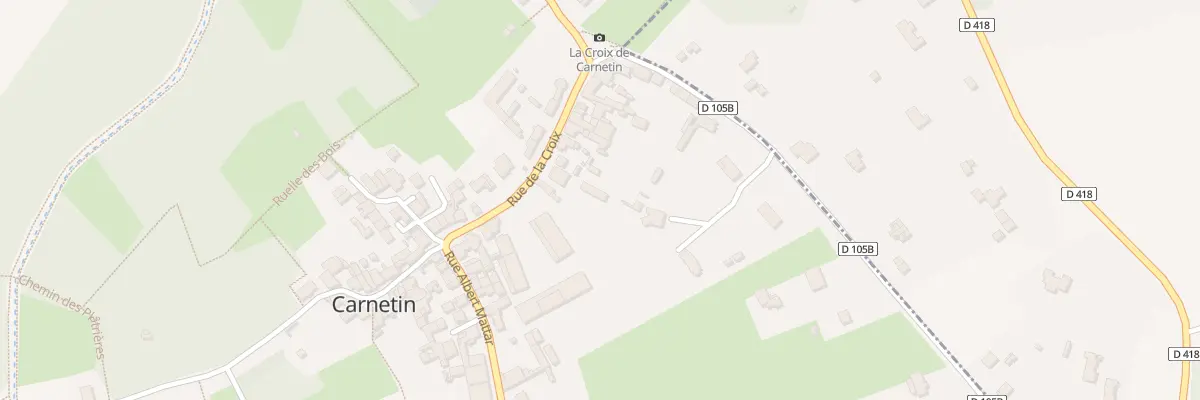 Plan du 12 Rue de la Croix à Carnetin