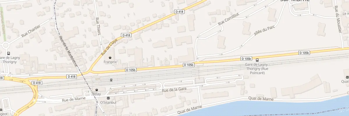 Plan du 29B Rue Raymond Poincaré à Thorigny-sur-Marne