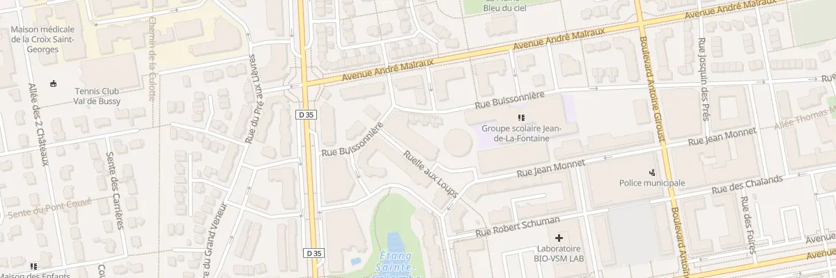 Plan du 6 Rle aux Loups à Bussy-Saint-Georges