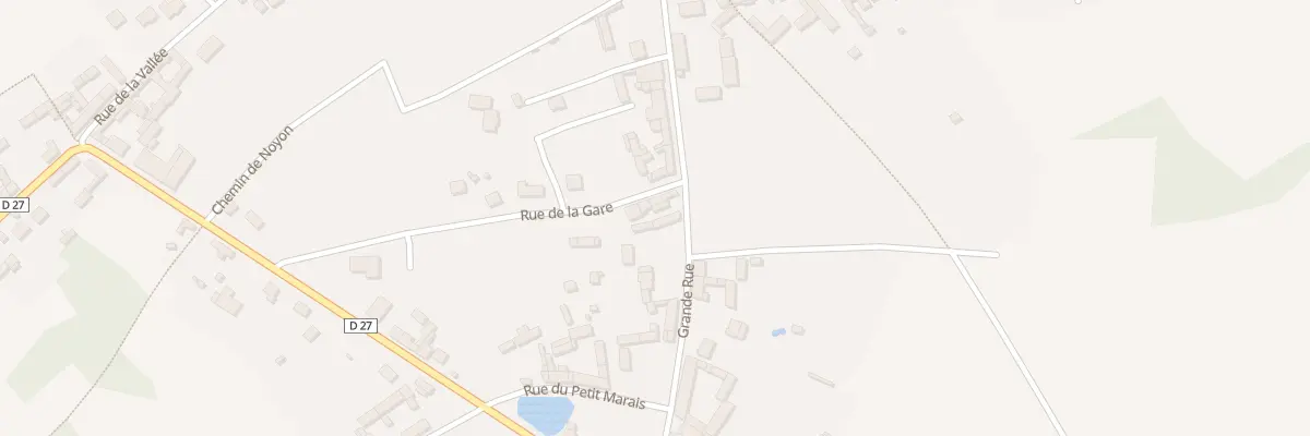 Plan du 1 Rue de la Gare à Boulogne-la-Grasse