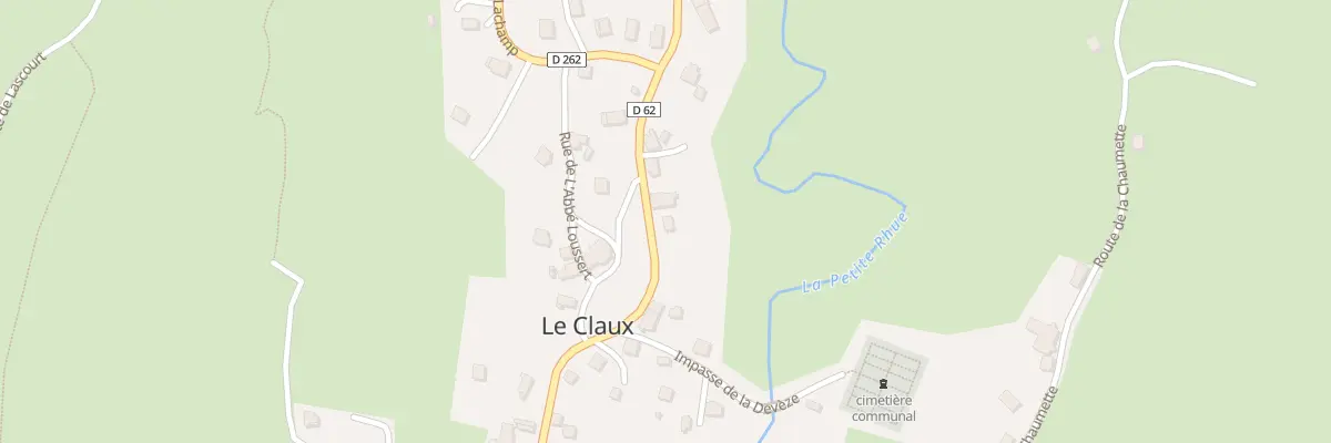 Plan du 5075 Le Sol au Claux