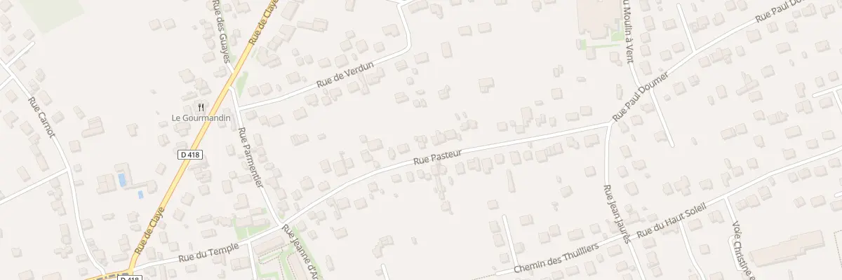 Plan du 33 Rue Pasteur à Thorigny-sur-Marne