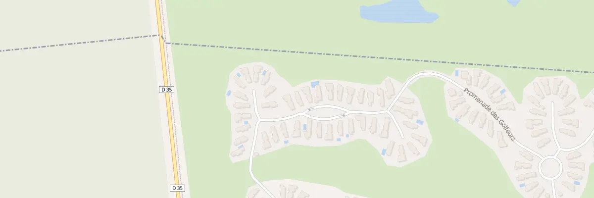Plan du 41 Prom des Golfeurs à Bussy-Saint-Georges