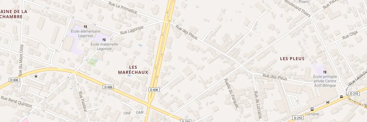 Plan du 10T Bd Marechal Foch à Fontainebleau