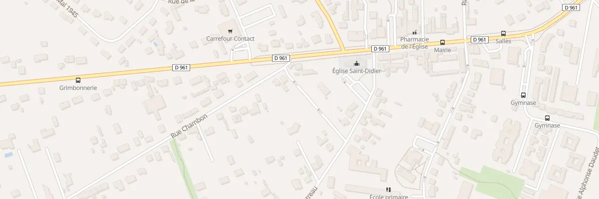Plan du 1B Rue Chambon à Villemandeur