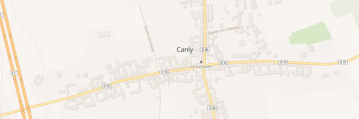 Plan du 4 Rue de la Gare à Canly