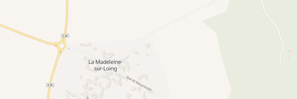 Plan du 8 Rue de Glandelles à La Madeleine-sur-Loing