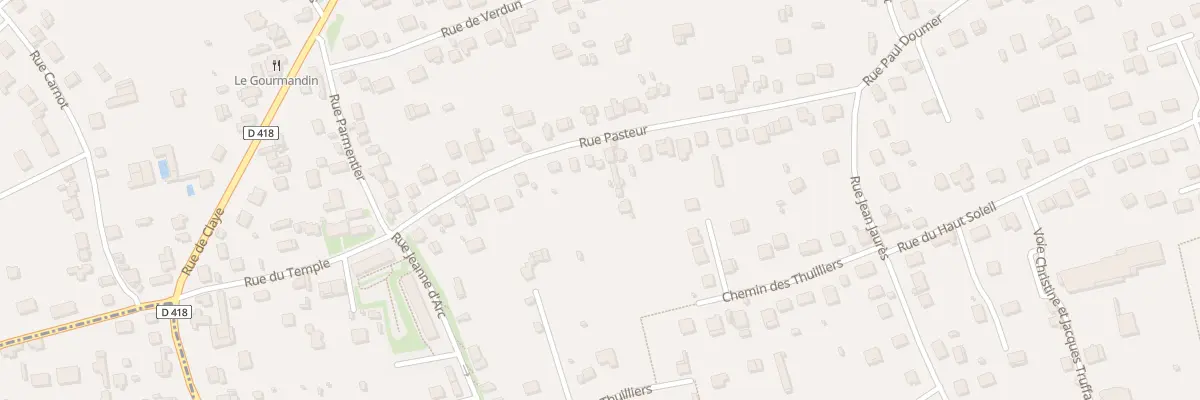 Plan du 22 Rue Pasteur à Thorigny-sur-Marne