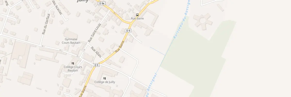 Plan du 9 Rue Barre à Juilly