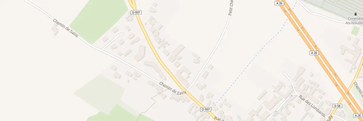 Plan du 36 Rue de Béthune à Aix-Noulette