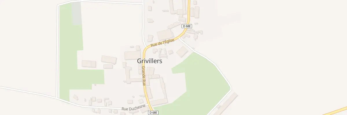 Plan du 6 Rue de l’Eglise à Grivillers