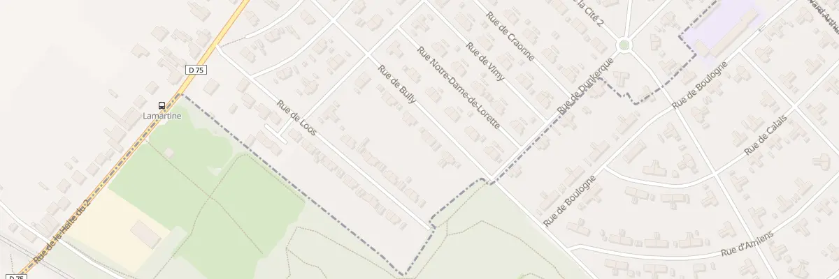 Plan du 7 Rue de Bully à Mazingarbe