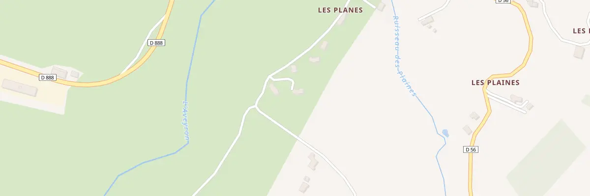 Plan du 924 Les Planes à Montrozier