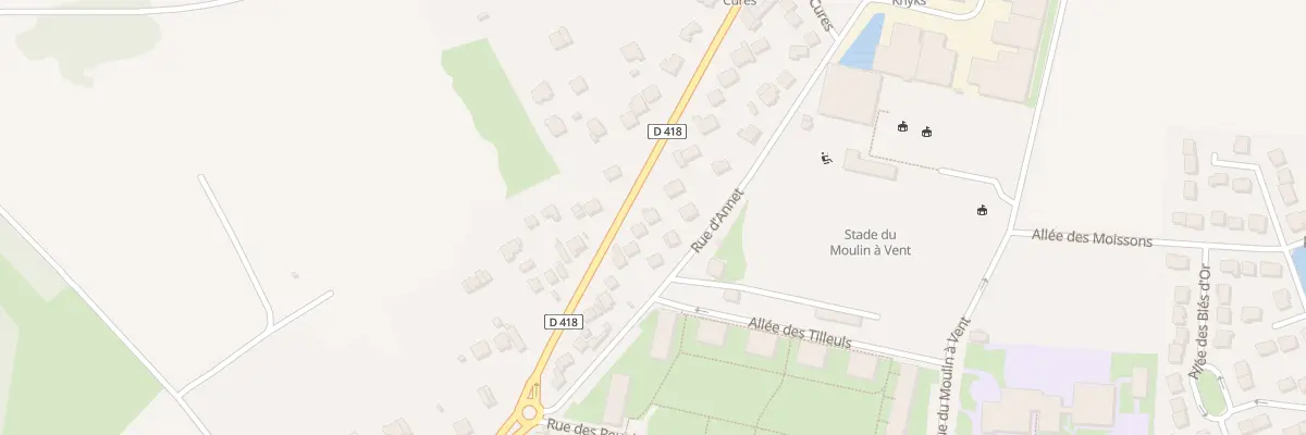 Plan du 164 Rue de Claye à Thorigny-sur-Marne