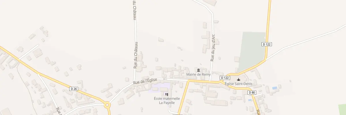Plan du 206 Rue de l’Eglise à Remy