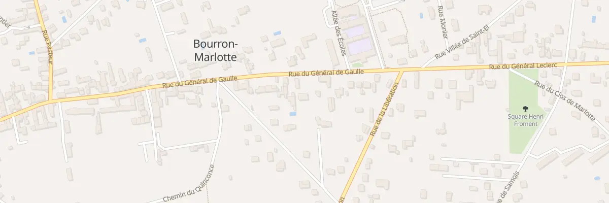 Plan du 94 Rue du Gen de Gaulle à Bourron-Marlotte