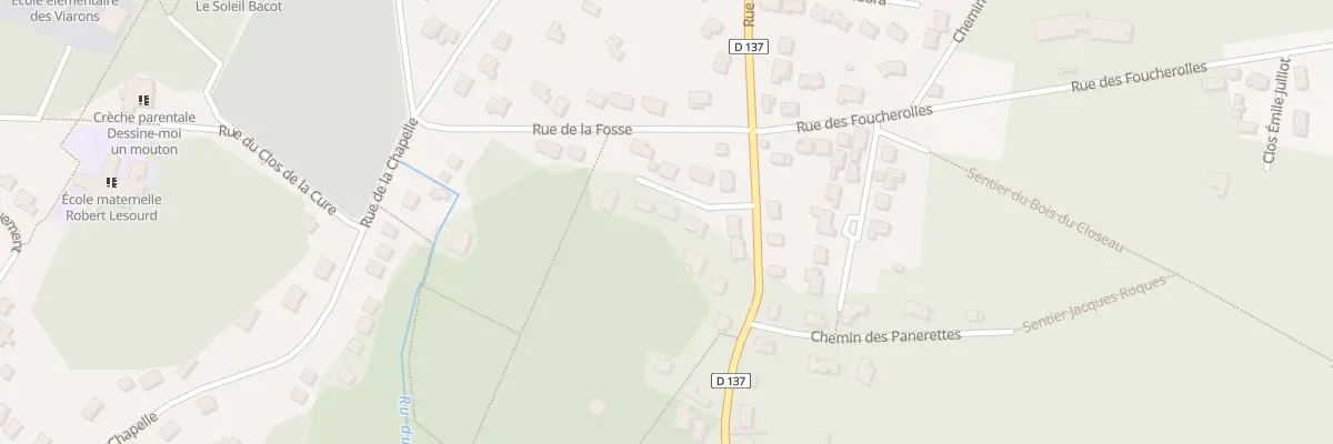 Plan du 5 Rue Jeanne Blanchot à Bois-le-Roi