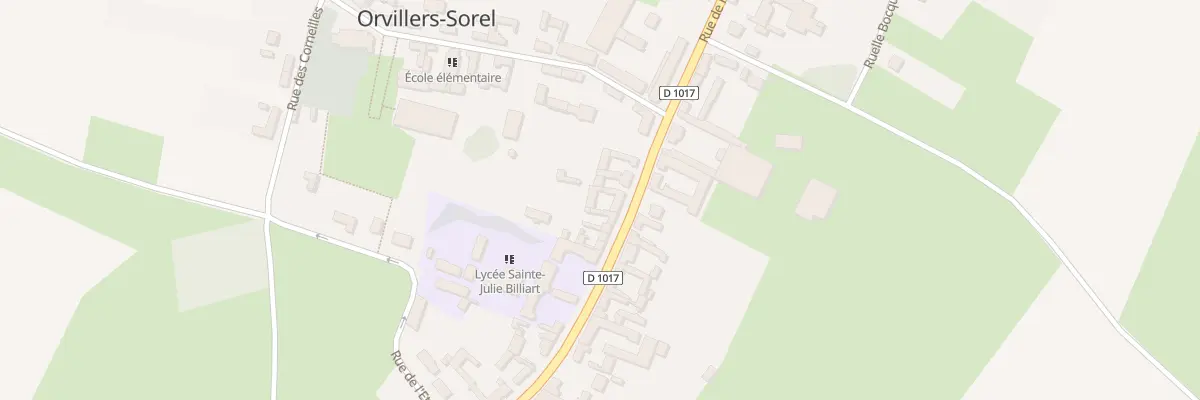 Plan du 49 Rue de Flandre à Orvillers-Sorel