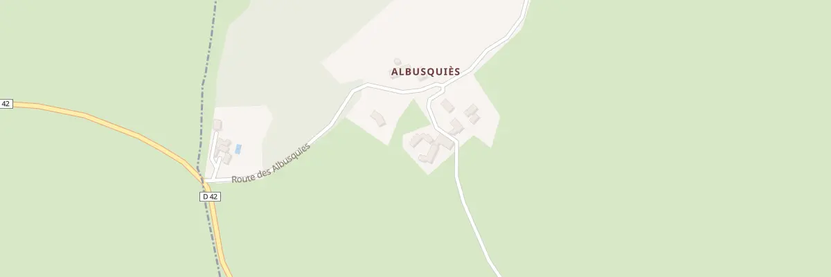 Plan du 5185 Les Albusquies à Montpeyroux