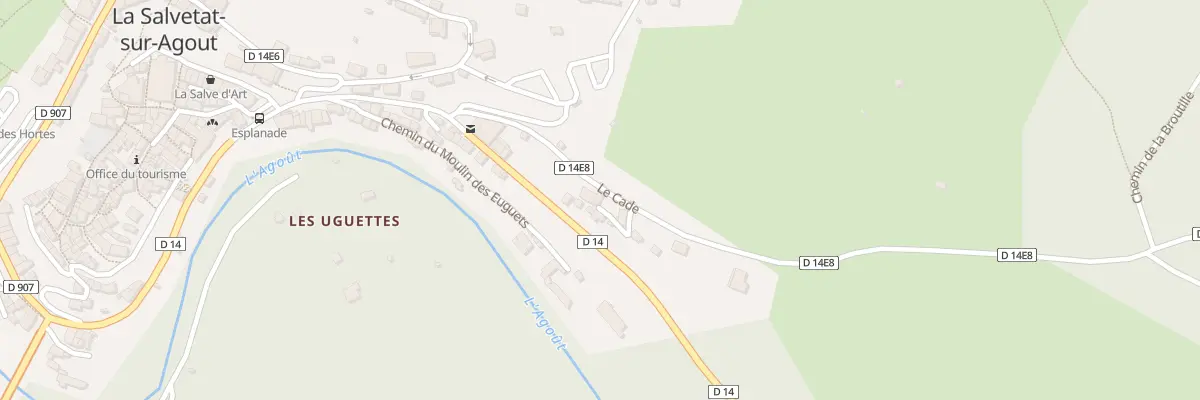 Plan du 112 Le Travers du Moulin à La Salvetat-sur-Agout