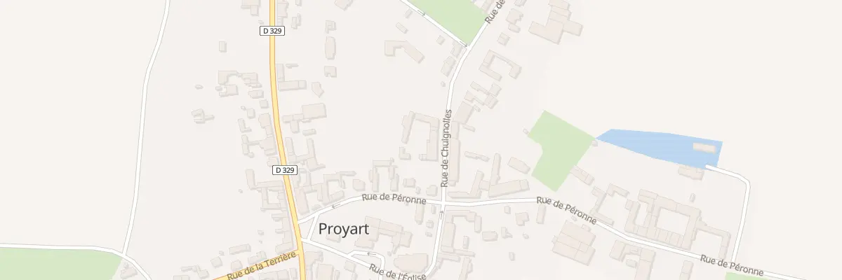 Plan du 3 Rue de Chuignolles à Proyart