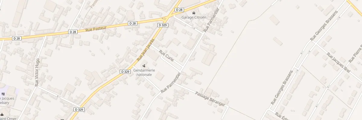 Plan du 13A Rue Parmentier à Rosières-en-Santerre