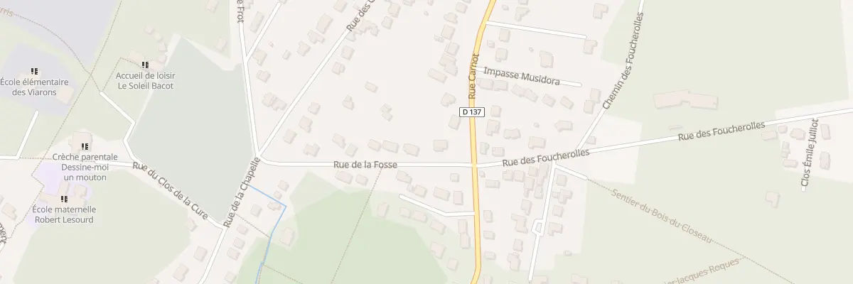 Plan du 61 Rue Carnot à Bois-le-Roi