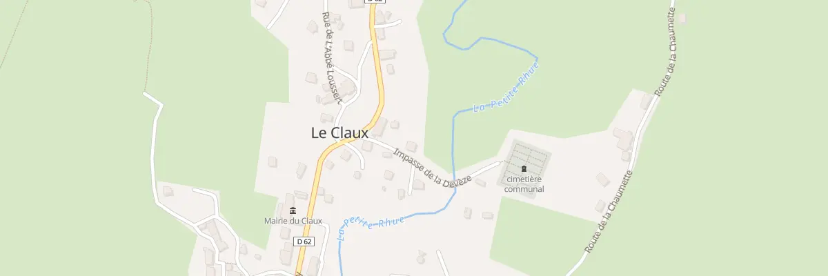 Plan du 5078 Le Bourg au Claux
