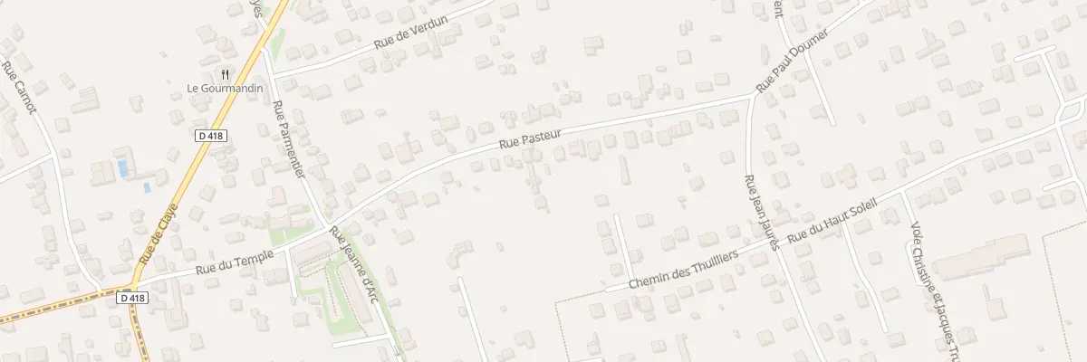 Plan du 26 Rue Pasteur à Thorigny-sur-Marne