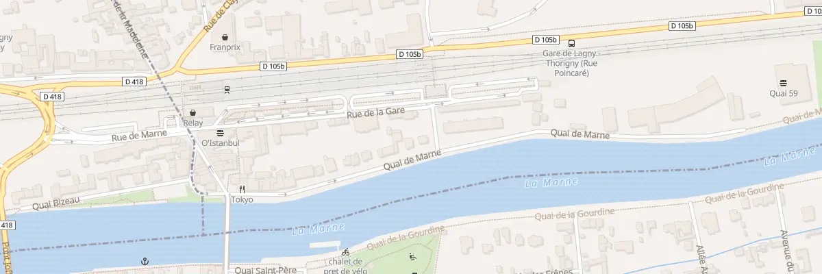 Plan du 47 Quai de Marne à Thorigny-sur-Marne