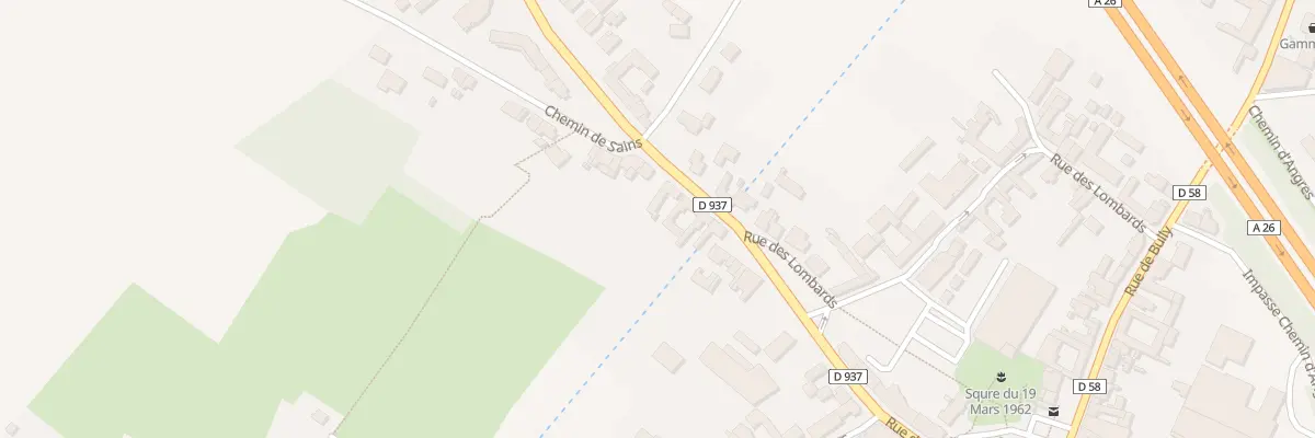 Plan du 45 Rue de Béthune à Aix-Noulette