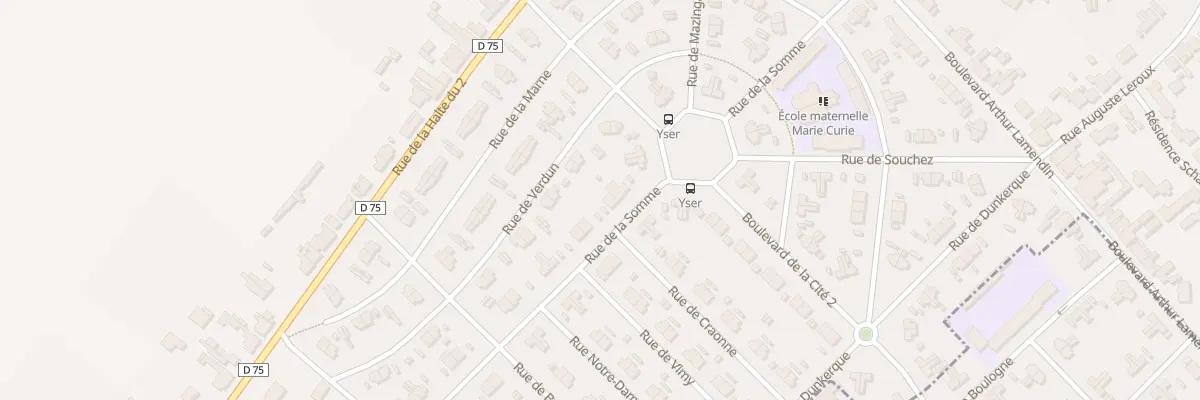Plan du 21 Rue de la Somme à Mazingarbe