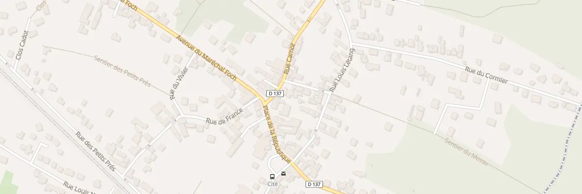 Plan du 2 Rue du Mossu à Bois-le-Roi