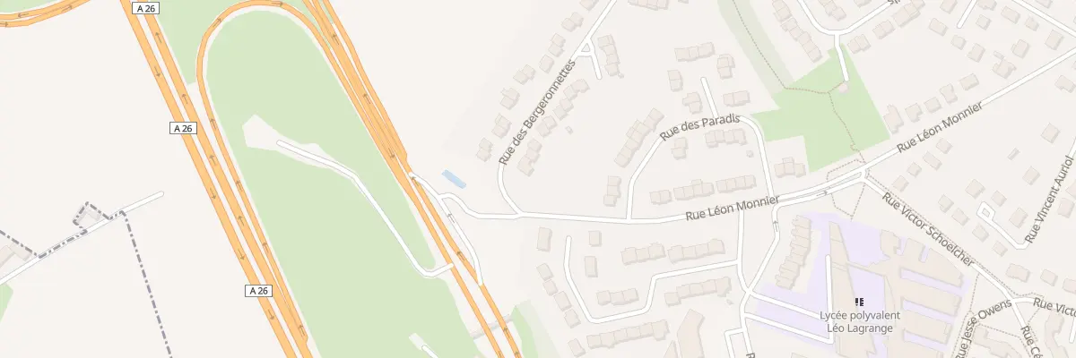 Plan du 2 Rue des Bergeronnettes à Bully-les-Mines