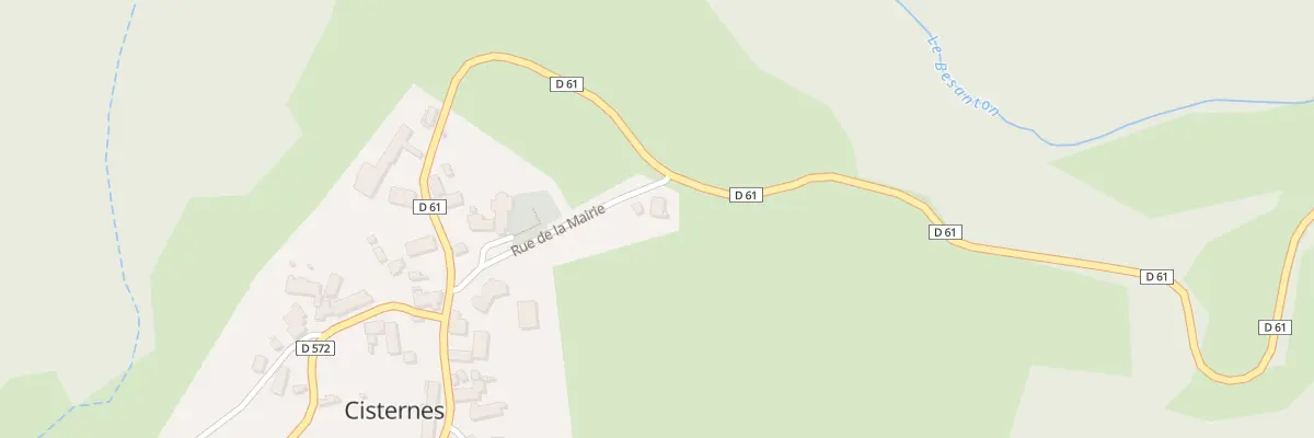 Plan du 5322 Le Bourg à Cisternes-la-Forêt