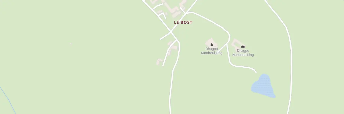 Plan du 5153 Le Bost à Biollet