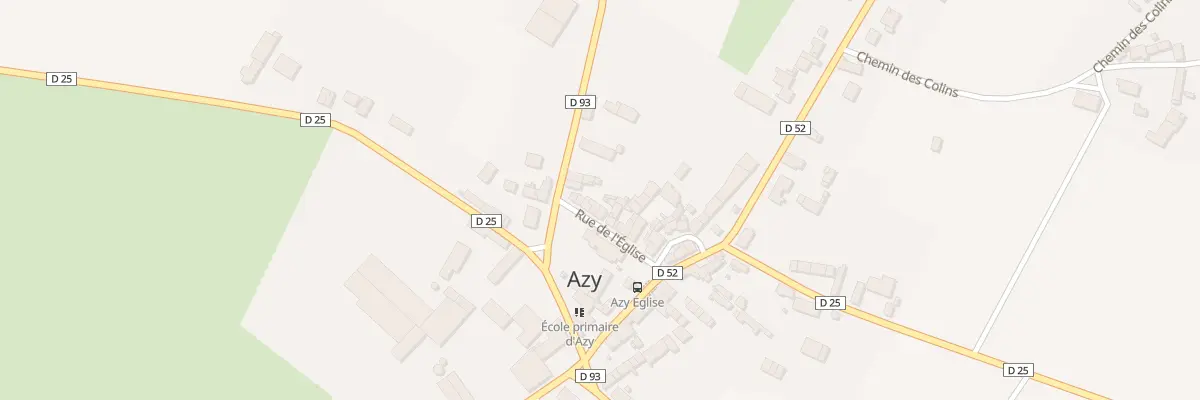 Plan du 20 Rue de l’Eglise à Azy