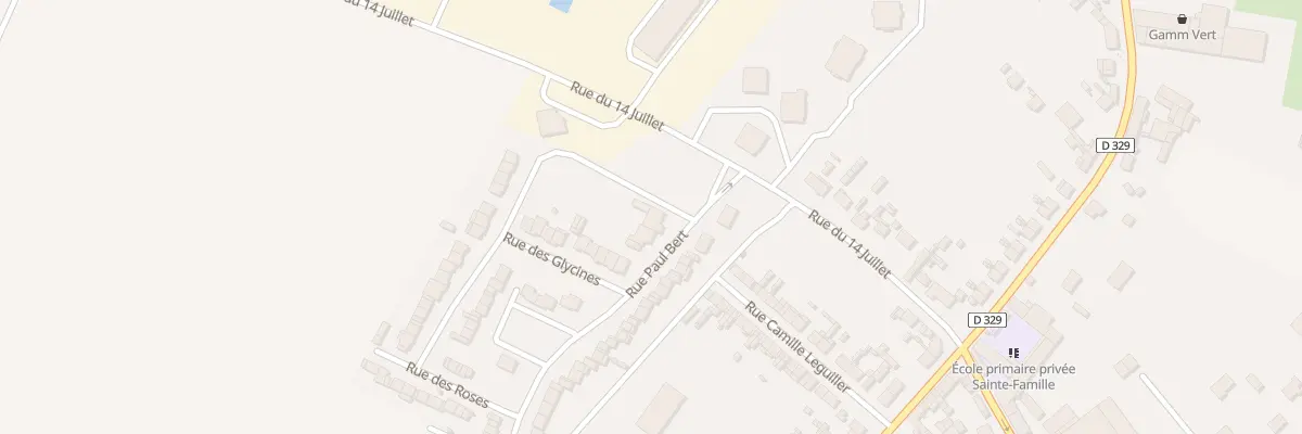 Plan du 29 Rue Paul Bert à Rosières-en-Santerre