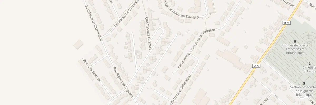Plan du 36 Cité Thomas Lefebvre à Mazingarbe