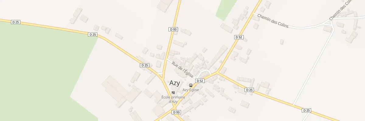 Plan du 18 Rue de l’Eglise à Azy