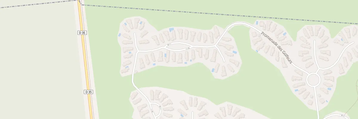 Plan du 42 Prom des Golfeurs à Bussy-Saint-Georges