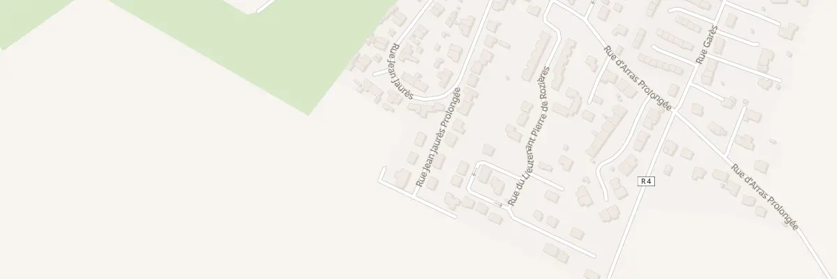 Plan du 1 Rue Jean Jaures Prolongee à Ablain-Saint-Nazaire