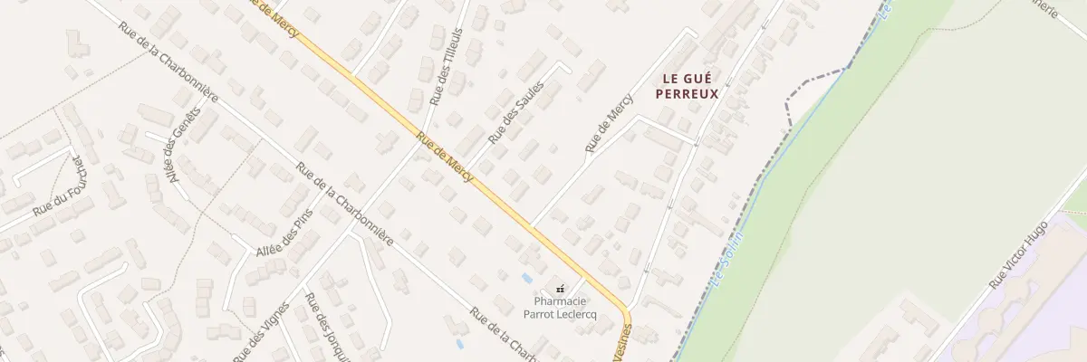 Plan du 1295 Rue de Mercy à Pannes