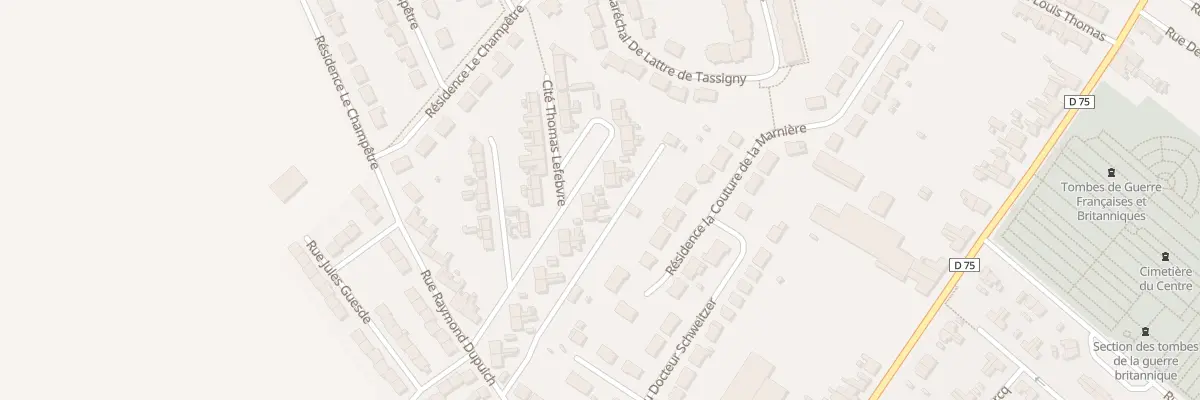Plan du 35 Cité Thomas Lefebvre à Mazingarbe