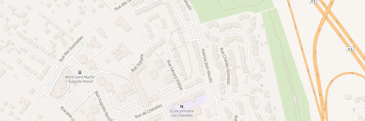 Plan du 14 Rue Gerard Philippe à Nemours