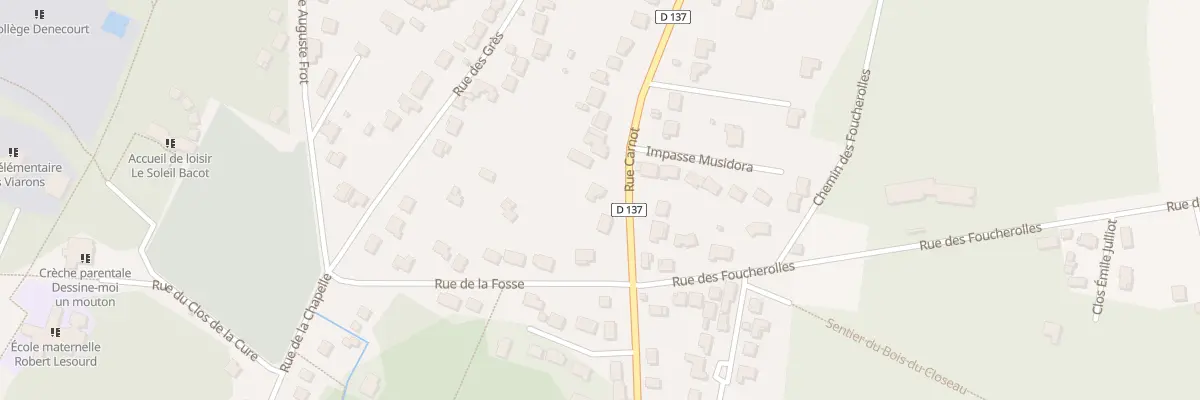 Plan du 67 Rue Carnot à Bois-le-Roi