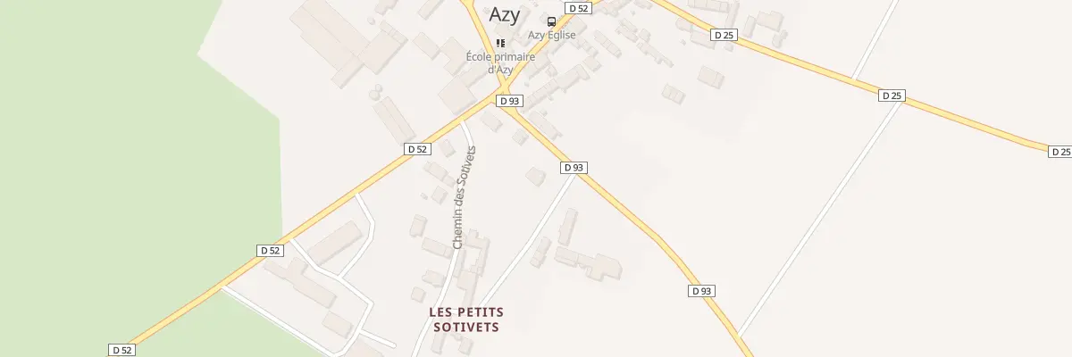 Plan du 2 Imp des Petits Sotivets à Azy