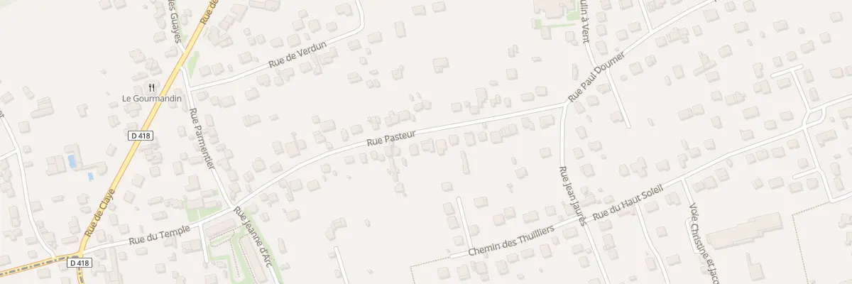 Plan du 30 Rue Pasteur à Thorigny-sur-Marne