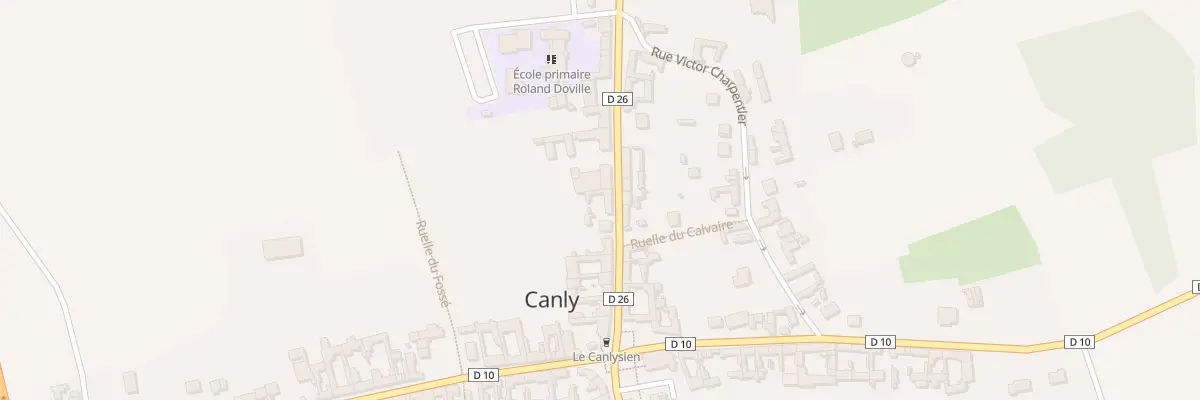 Plan du 15 Rue des Ecoles à Canly