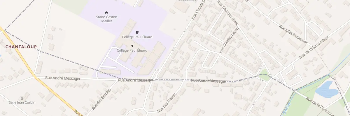 Plan du 9 Rue Claude Debussy à Châlette-sur-Loing